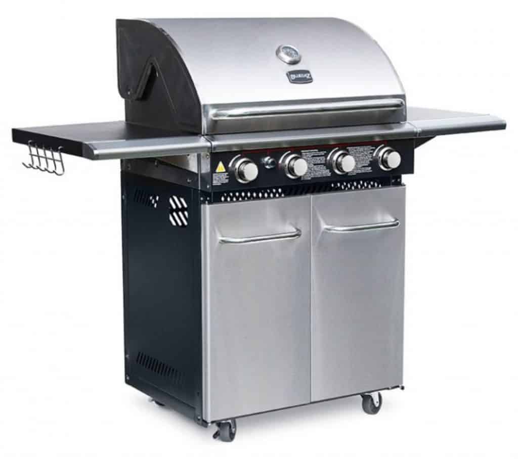 Bluegaz Z1-NG Naturgasgrill Biogasgrill silverfärgad